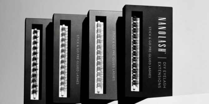 nanolash Pestañas postizas pre-pegadas